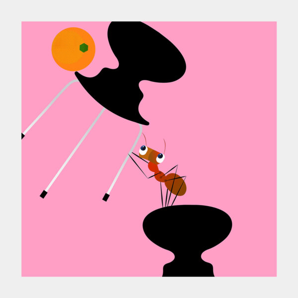 Animals & Design - Ant Chair, Ameise und Orange